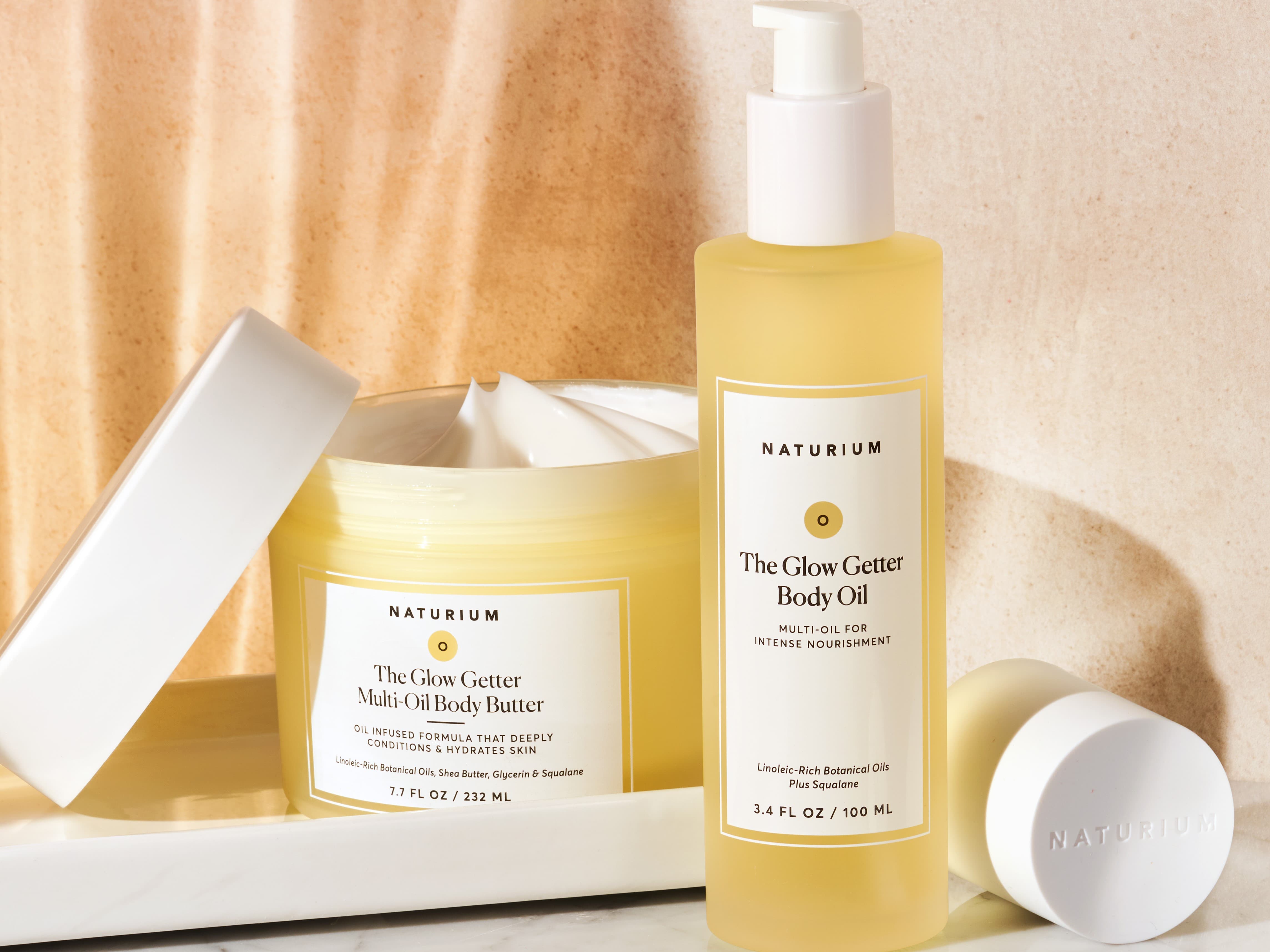 Naturium The Glow Getter Multi-Oil Body Butter and Body Oil | Space NK